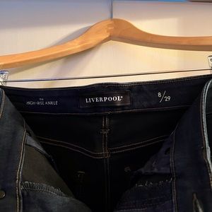 Liverpool high rise ankle jeans size 8/29